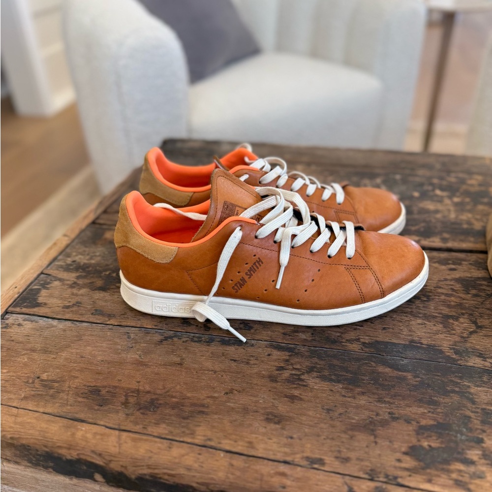 Limited Edition Adidas Stan Smith- Horween Tannery Leather-Model BB0040- Size 11